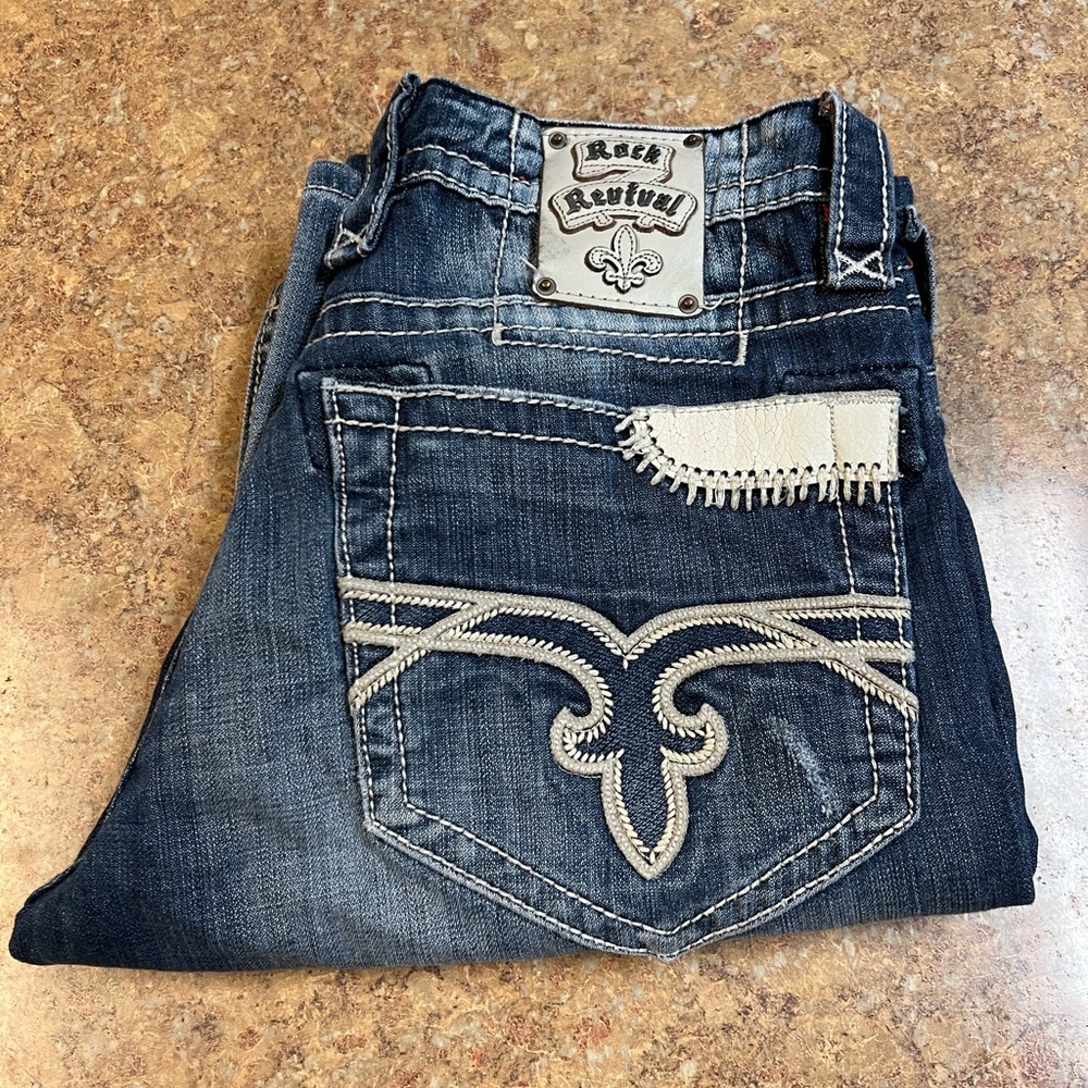 Men’s Rock Revival Jeans size 32 waist